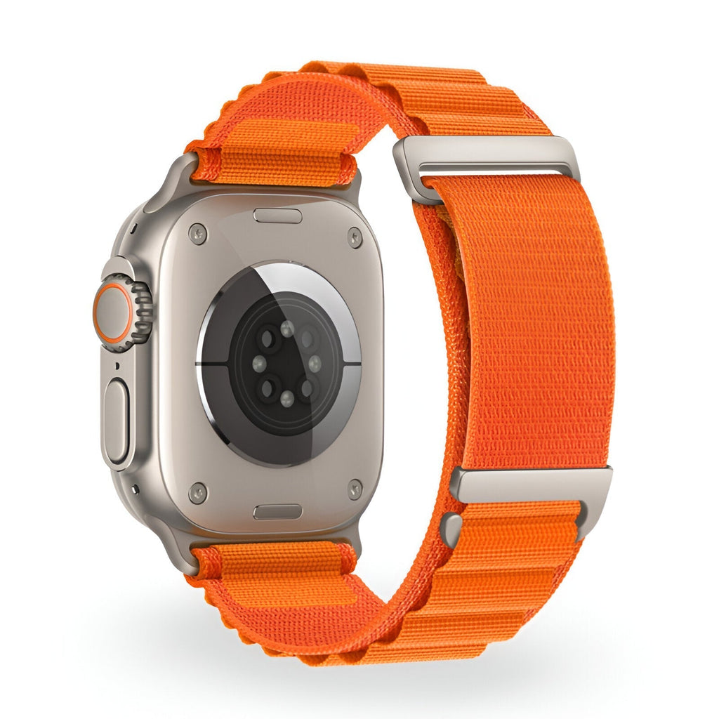 Correa de Apple Watch, de nailon con hebilla alpina, unisex, modelo Zane