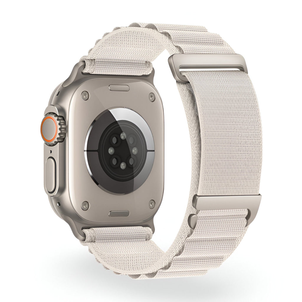 Correa de Apple Watch, de nailon con hebilla alpina, unisex, modelo Zane