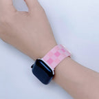 Correa Apple Watch de nailon a cuadros, unisex, modelo Kyris