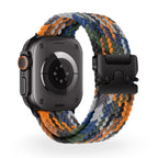 Correa Apple Watch, de nailon estampado, unisex, hebilla táctica, modelo Nélo