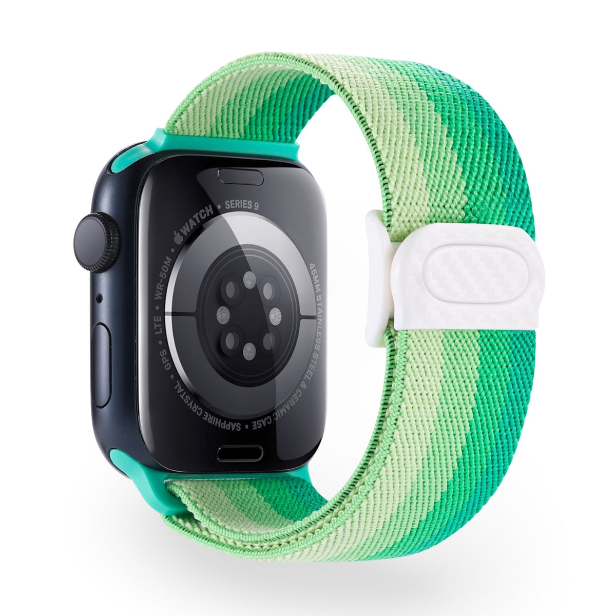 Correa Apple Watch de nailon degradado, unisex, modelo Fenix