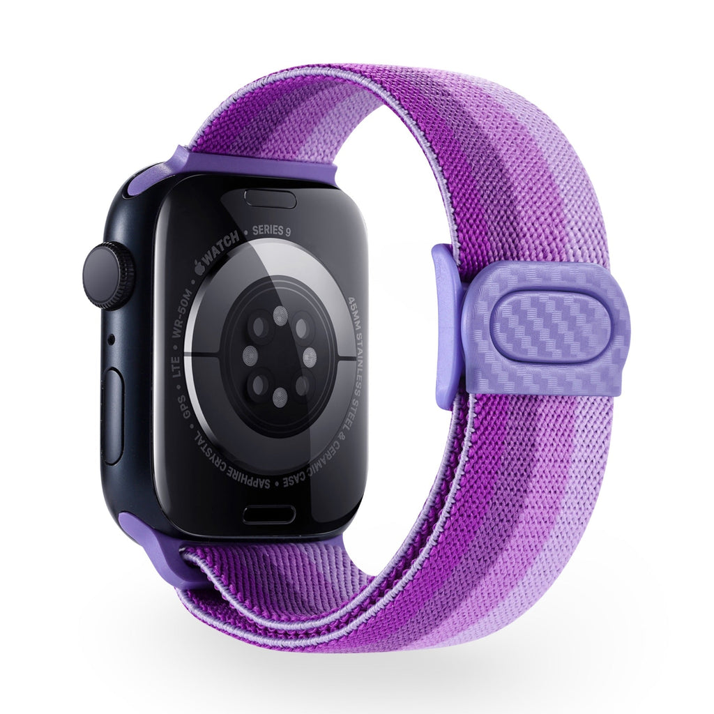 Correa Apple Watch de nailon degradado, unisex, modelo Fenix