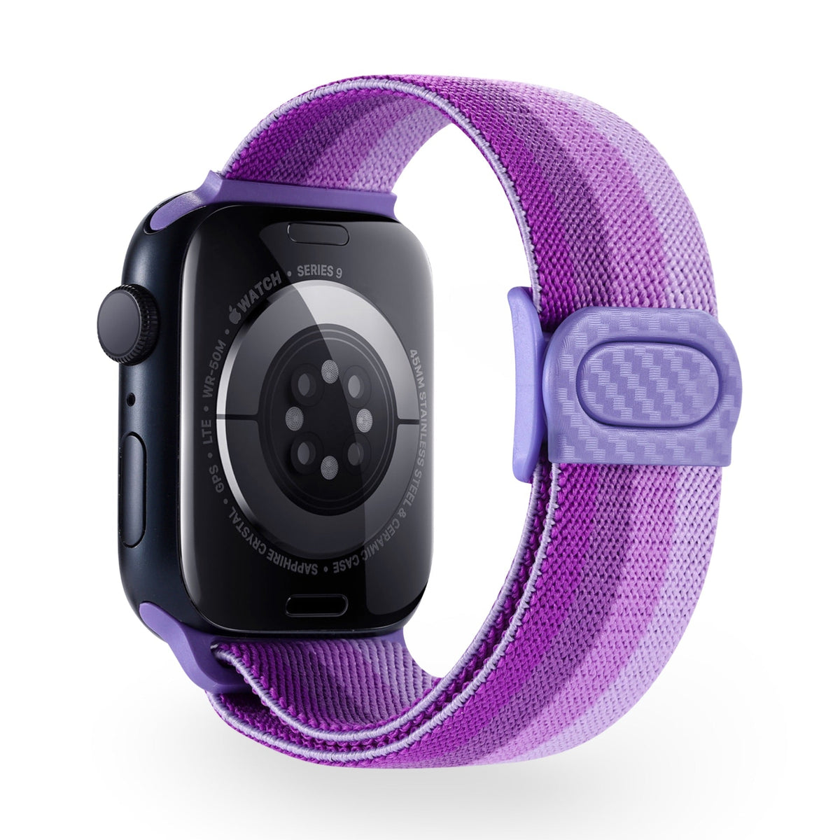 Correa Apple Watch de nailon degradado, unisex, modelo Fenix