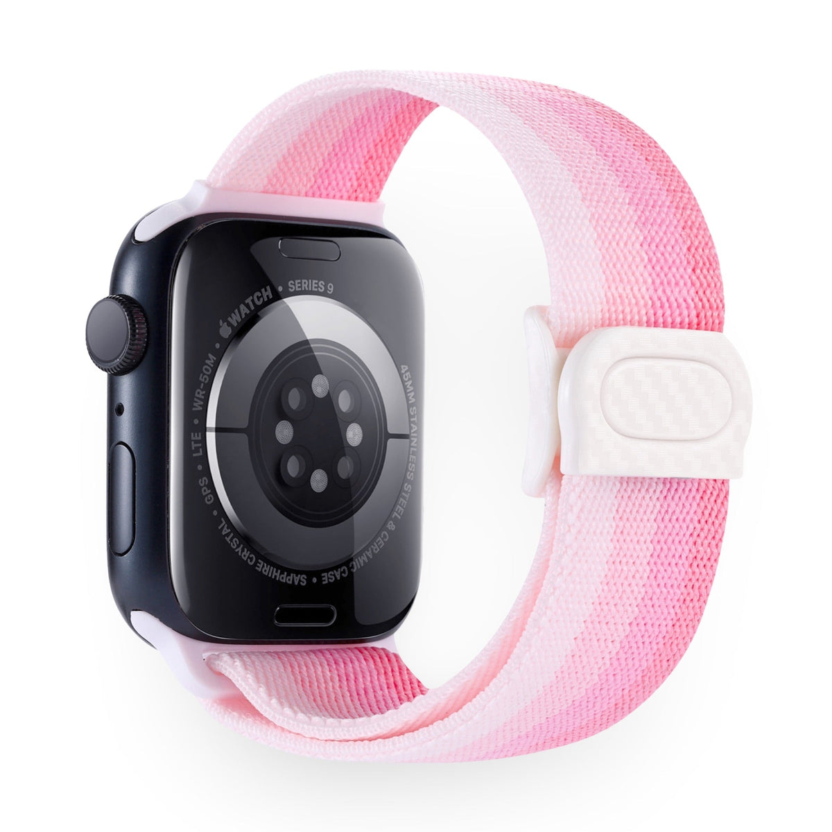 Correa Apple Watch de nailon degradado, unisex, modelo Fenix