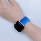 Correa Apple Watch de nailon degradado, unisex, modelo Fenix