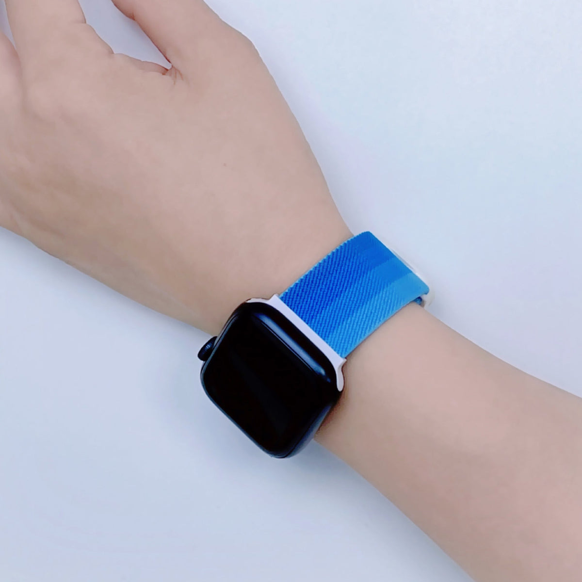 Correa Apple Watch de nailon degradado, unisex, modelo Fenix
