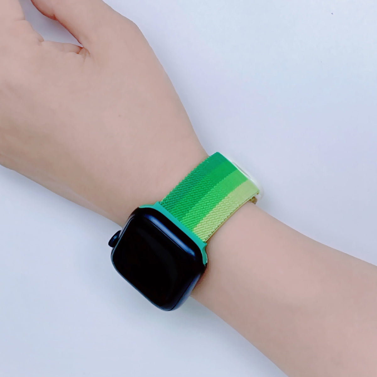 Correa Apple Watch de nailon degradado, unisex, modelo Fenix