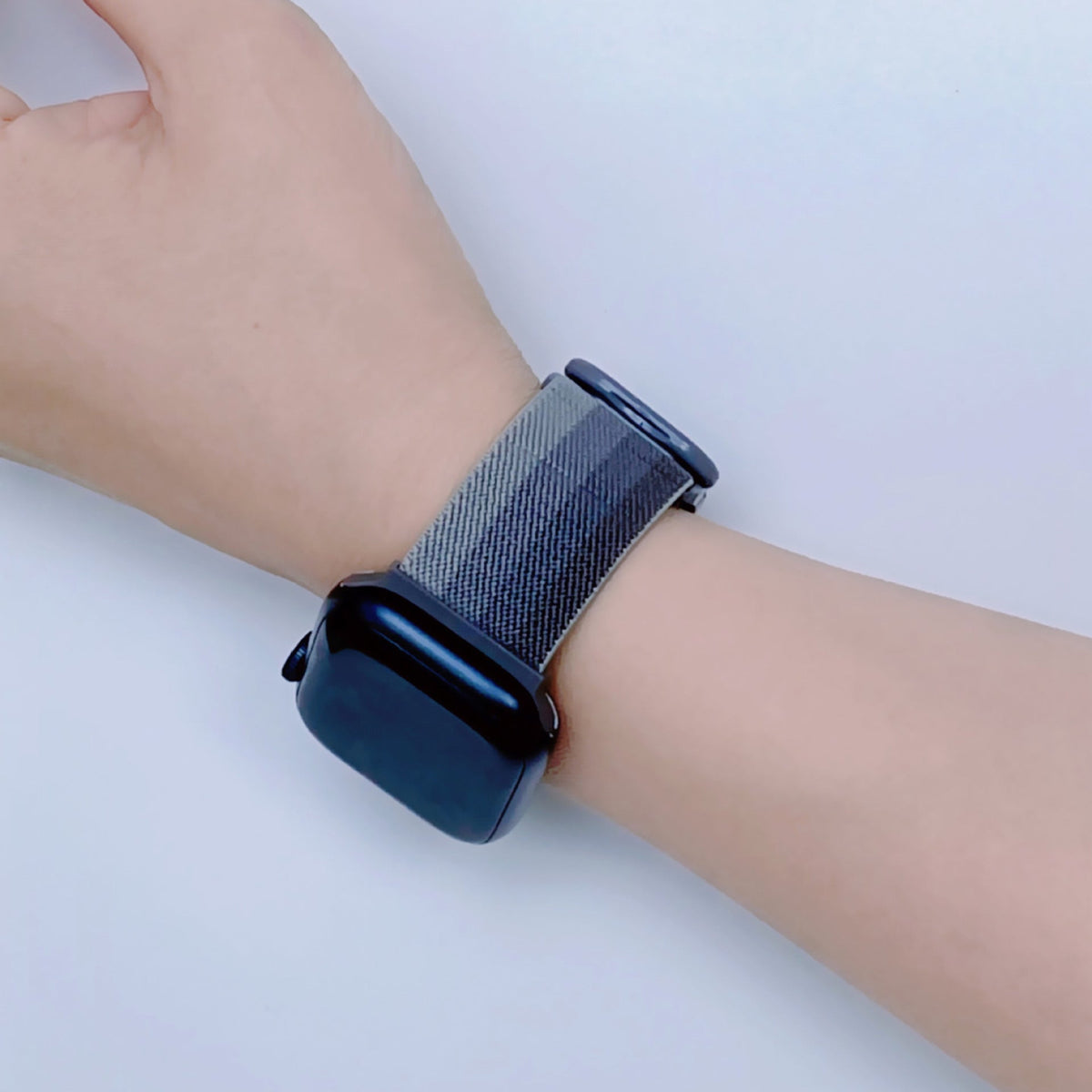 Correa Apple Watch de nailon degradado, unisex, modelo Fenix
