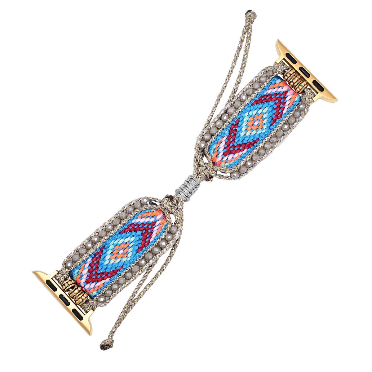 Correa Apple Watch, de nailon y cristal, para mujer, modelo Mistral