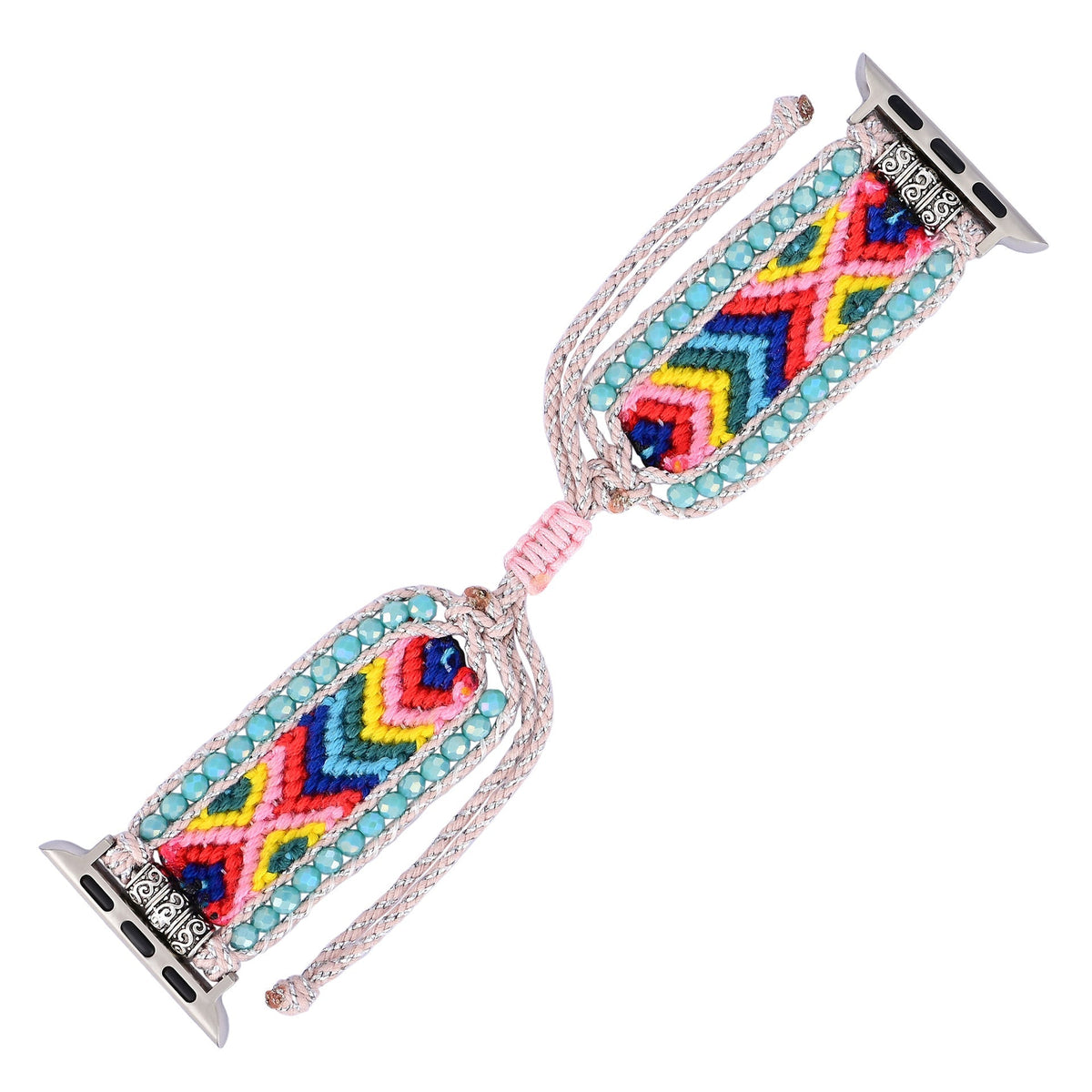Correa Apple Watch de nailon y cristal, para mujer, modelo Pyxis