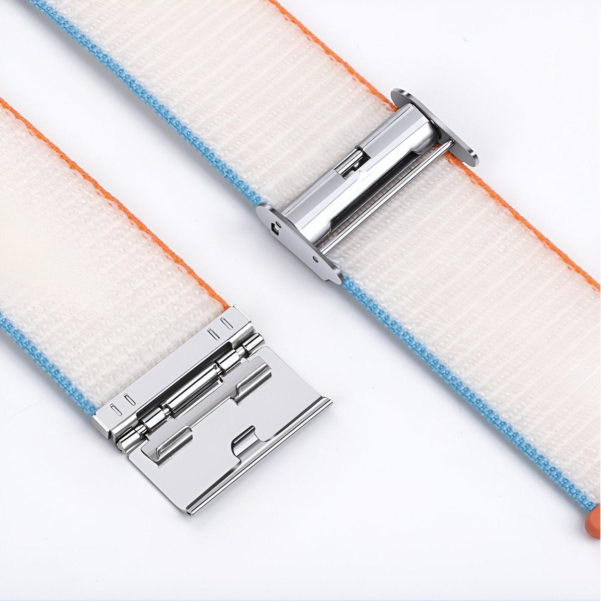 Correa de Apple Watch de nailon trenzado, hebilla ajustable de acero, modelo Solis