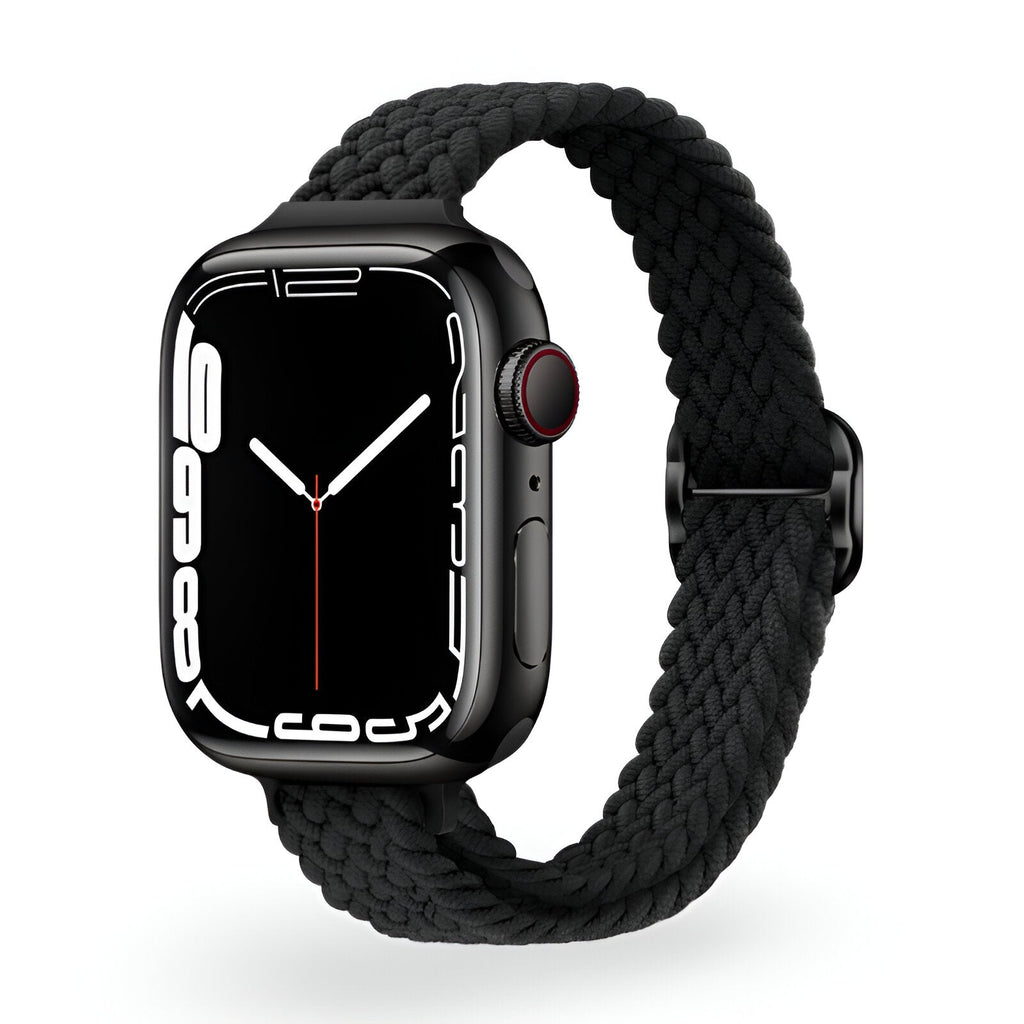 Correa de Apple Watch de nailon trenzado, cierre deslizante, para mujer, modelo Jax