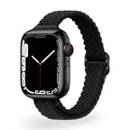 Correa de Apple Watch de nailon trenzado, cierre deslizante, para mujer, modelo Jax