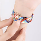 Correa de Apple Watch de nailon trenzado, cierre deslizante, para mujer, modelo Jax