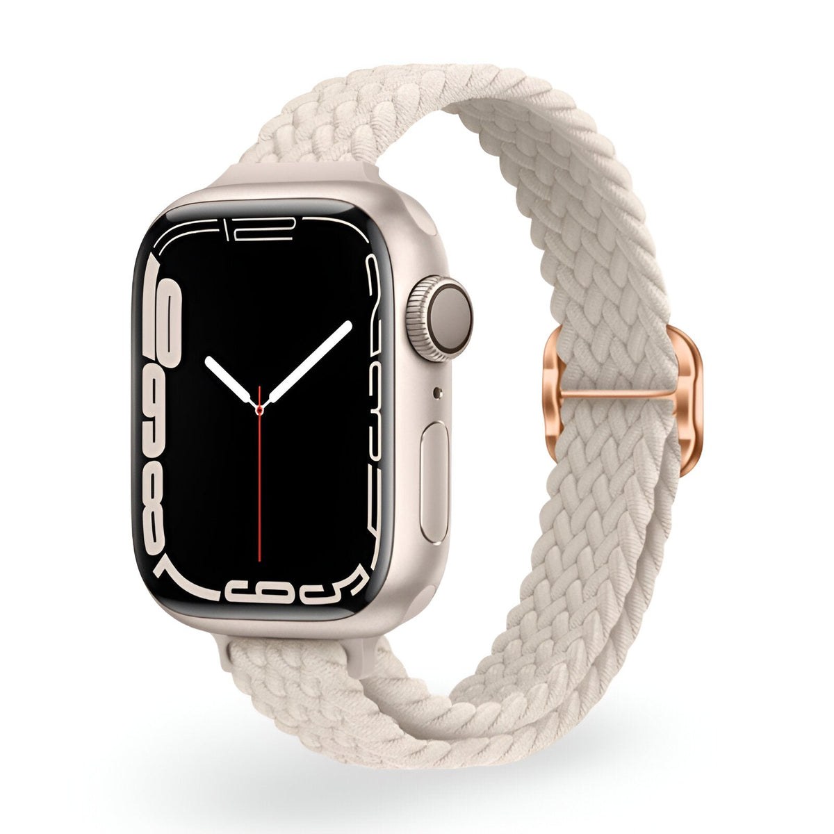 Correa de Apple Watch de nailon trenzado, cierre deslizante, para mujer, modelo Jax