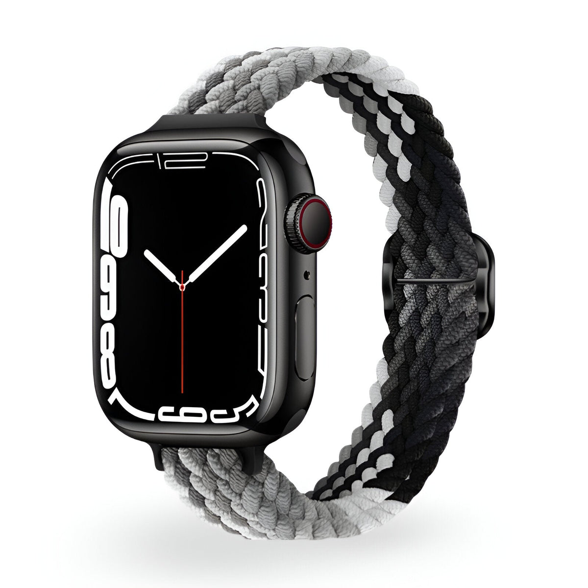 Correa de Apple Watch de nailon trenzado, cierre deslizante, para mujer, modelo Jax