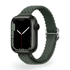 Correa de Apple Watch de nailon trenzado, cierre deslizante, para mujer, modelo Jax