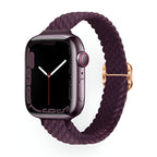 Correa de Apple Watch de nailon trenzado, cierre deslizante, para mujer, modelo Jax