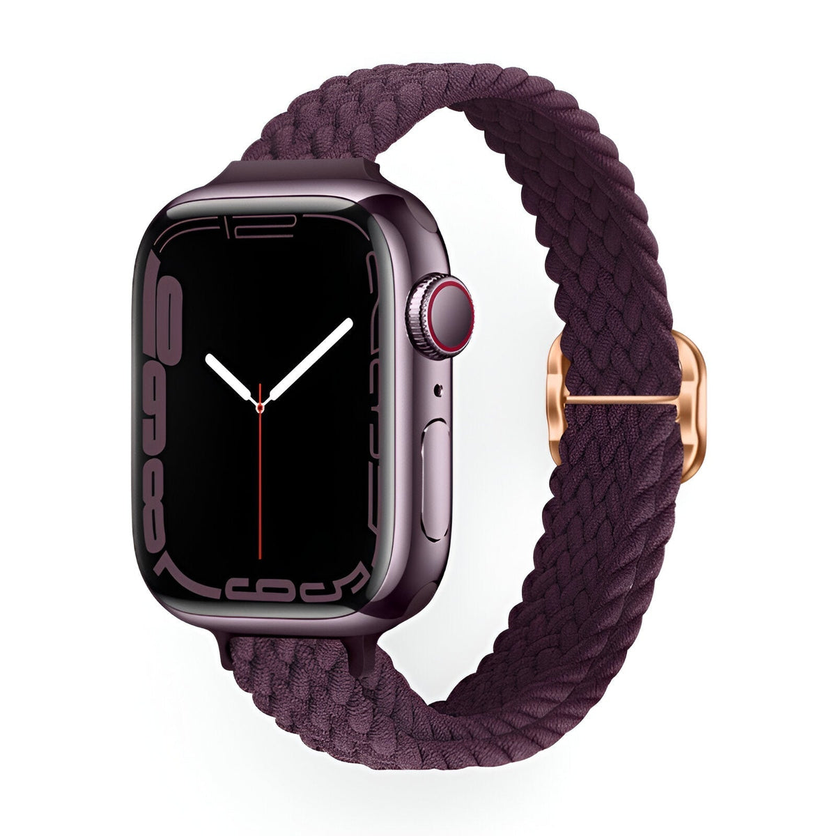 Correa de Apple Watch de nailon trenzado, cierre deslizante, para mujer, modelo Jax