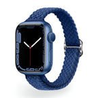 Correa de Apple Watch de nailon trenzado, cierre deslizante, para mujer, modelo Jax