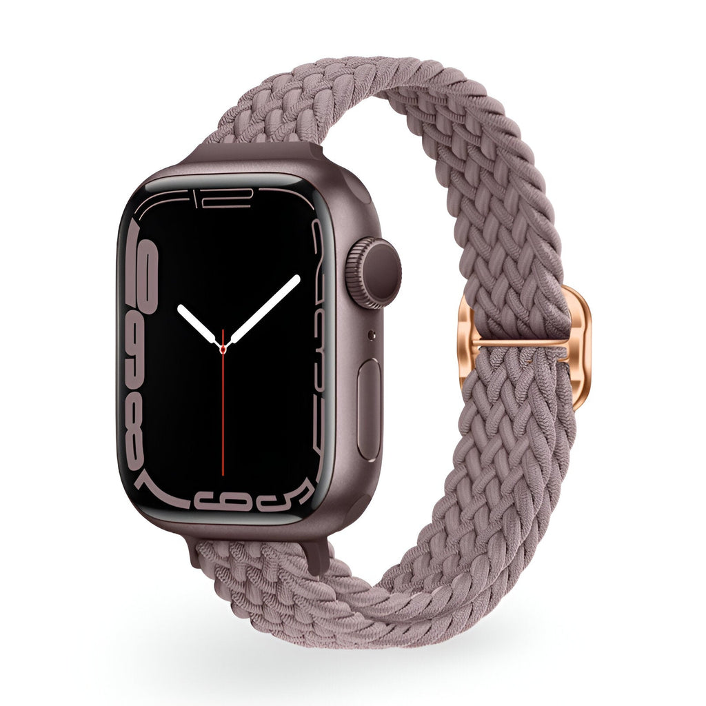 Correa de Apple Watch de nailon trenzado, cierre deslizante, para mujer, modelo Jax