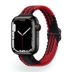 Correa de Apple Watch de nailon trenzado, cierre deslizante, para mujer, modelo Jax