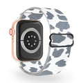 Correa Apple Watch de nailon elástico, motivo estampado, hebilla ajustable, para mujer, modelo Meryn
