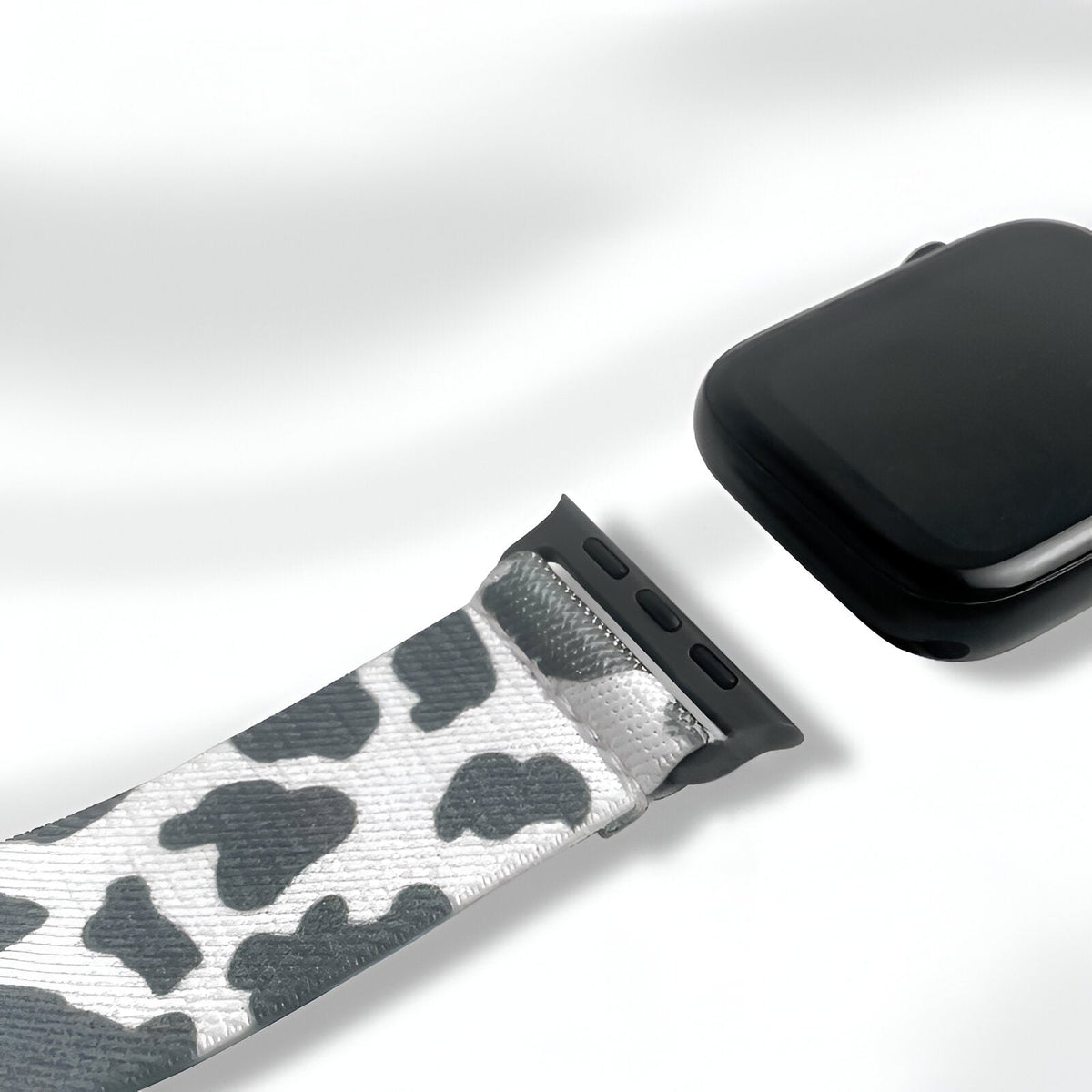Correa Apple Watch de nailon elástico, motivo estampado, hebilla ajustable, para mujer, modelo Meryn