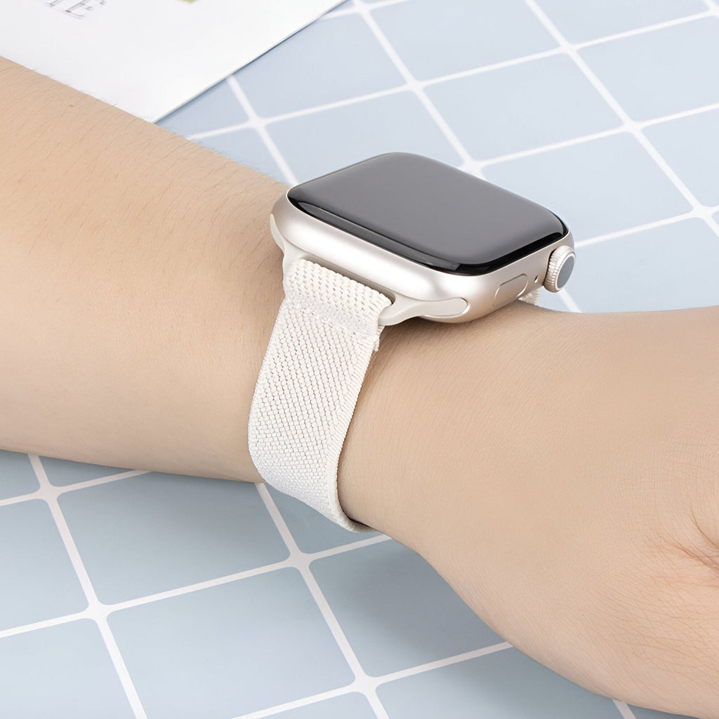 Correa de Apple Watch, de nailon tejido, para mujer, modelo Azura