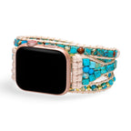 Correa Apple Watch, de piedra emperador, para mujer, modelo Lyria