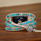 Correa Apple Watch, de piedra emperador, para mujer, modelo Lyria