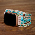 Correa Apple Watch, de piedra emperador, para mujer, modelo Lyria