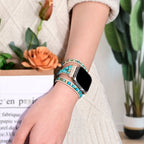 Correa Apple Watch, de piedra emperador, para mujer, modelo Lyria