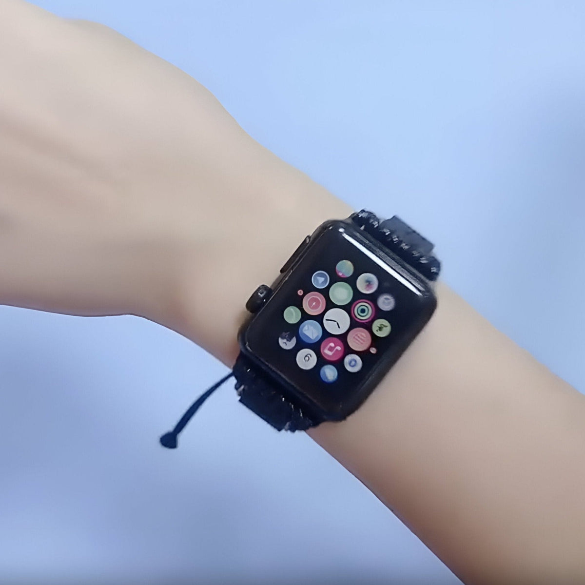 Correa Apple Watch, de piedras volcánicas, para mujer, modelo Ryline