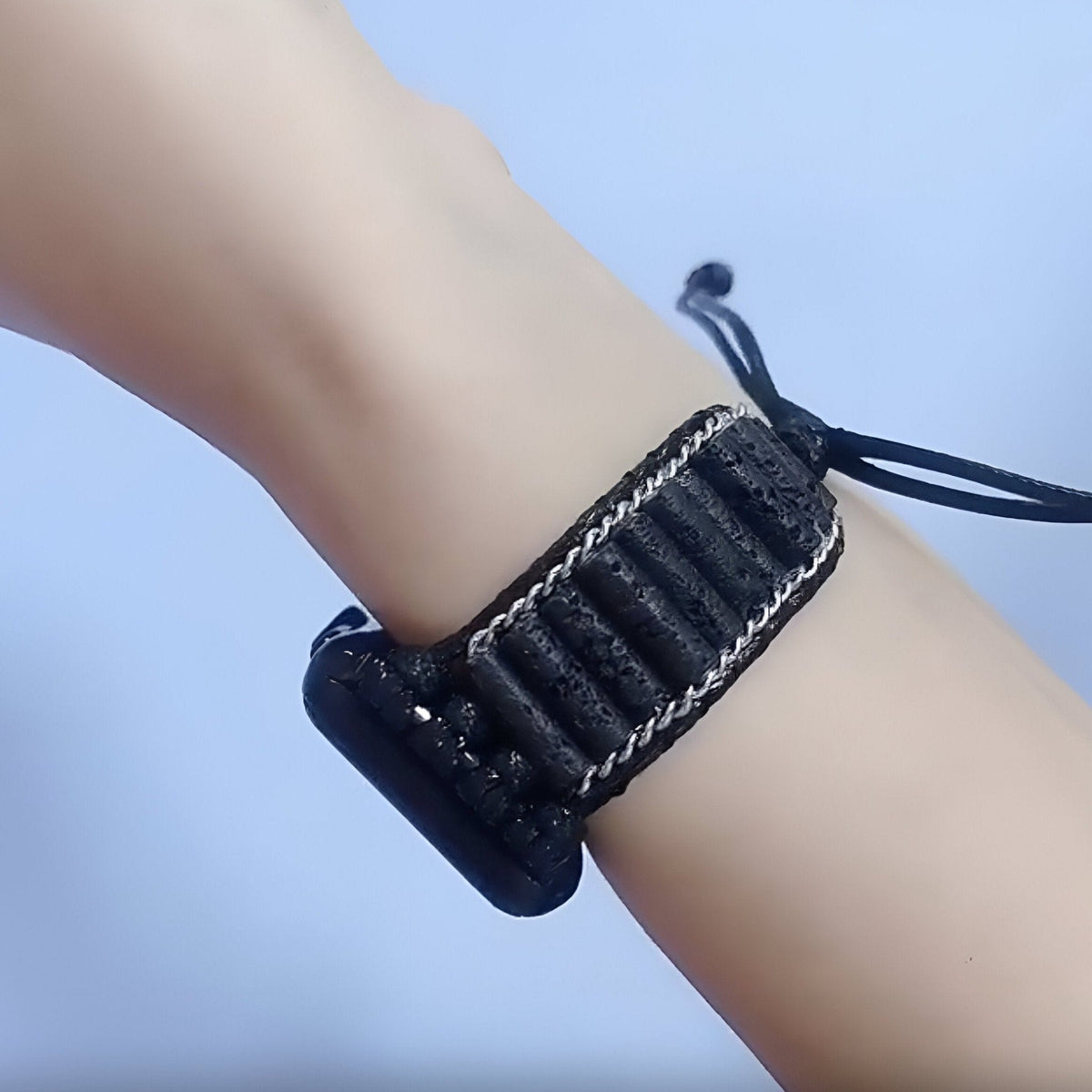 Correa Apple Watch, de piedras volcánicas, para mujer, modelo Ryline