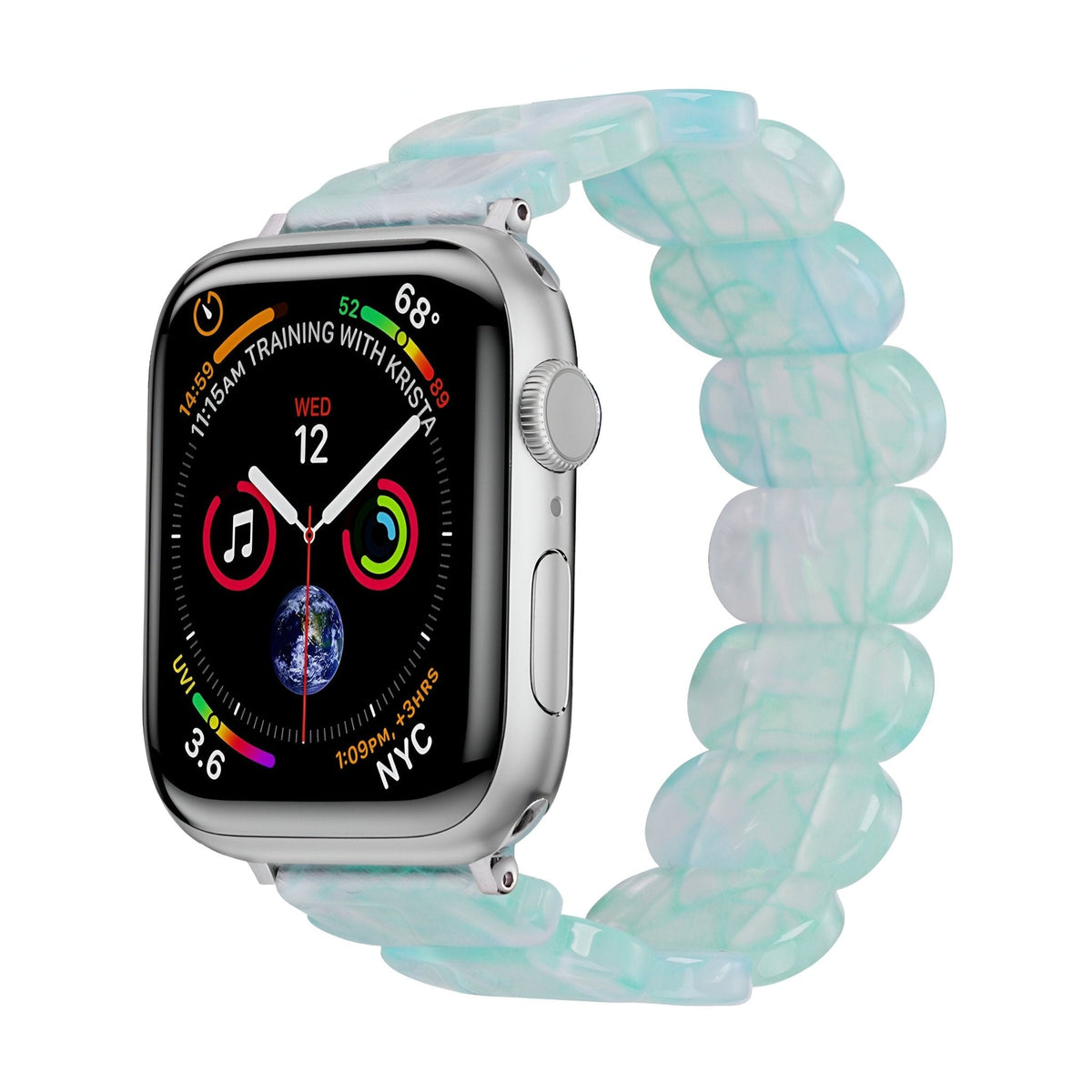 Correa Apple Watch de resina, para mujer, modelo Ilya