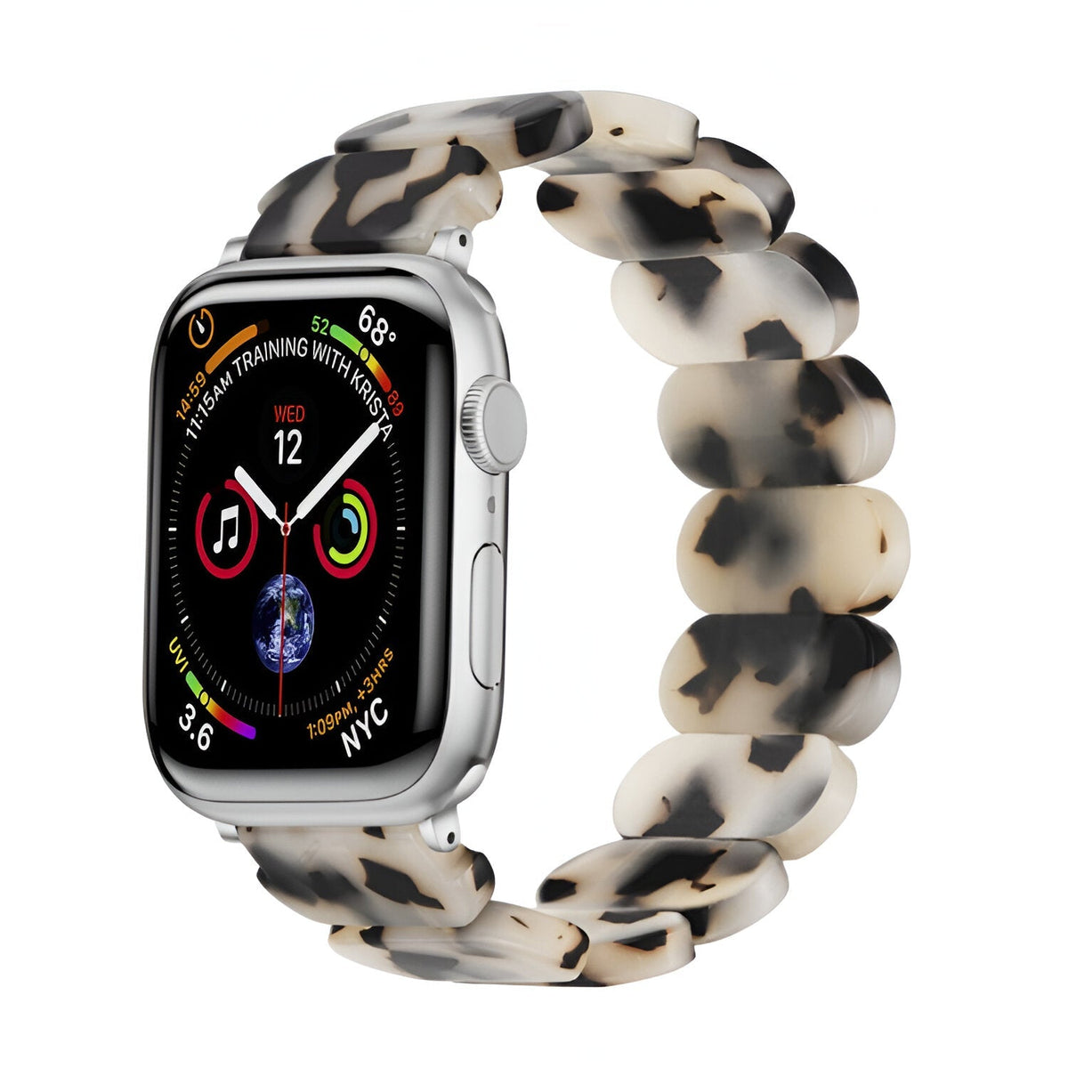 Correa Apple Watch de resina, para mujer, modelo Ilya
