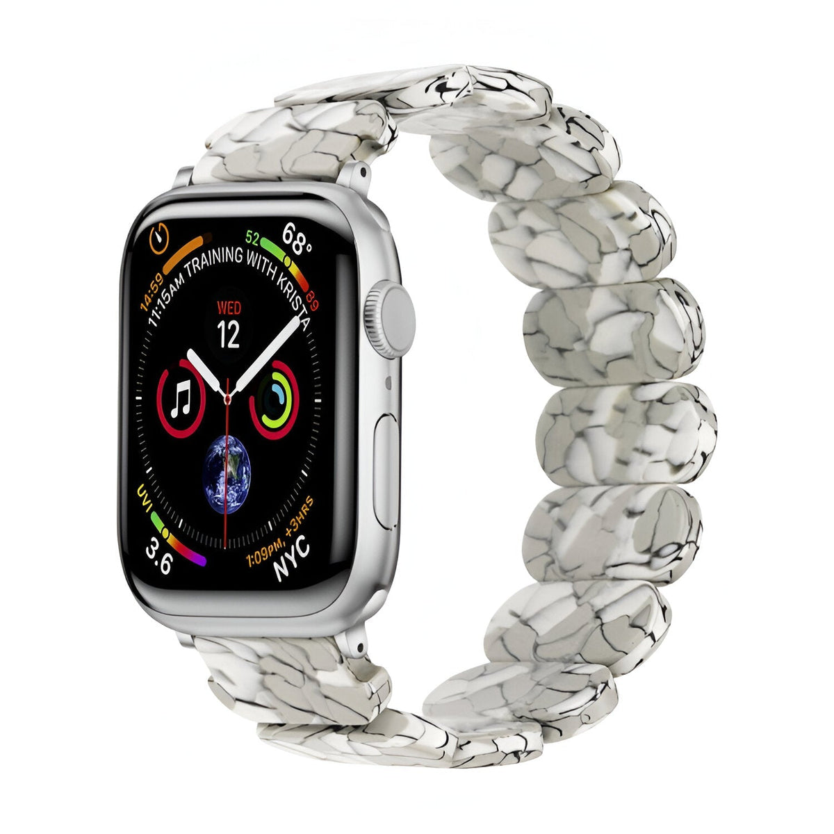 Correa Apple Watch de resina, para mujer, modelo Ilya