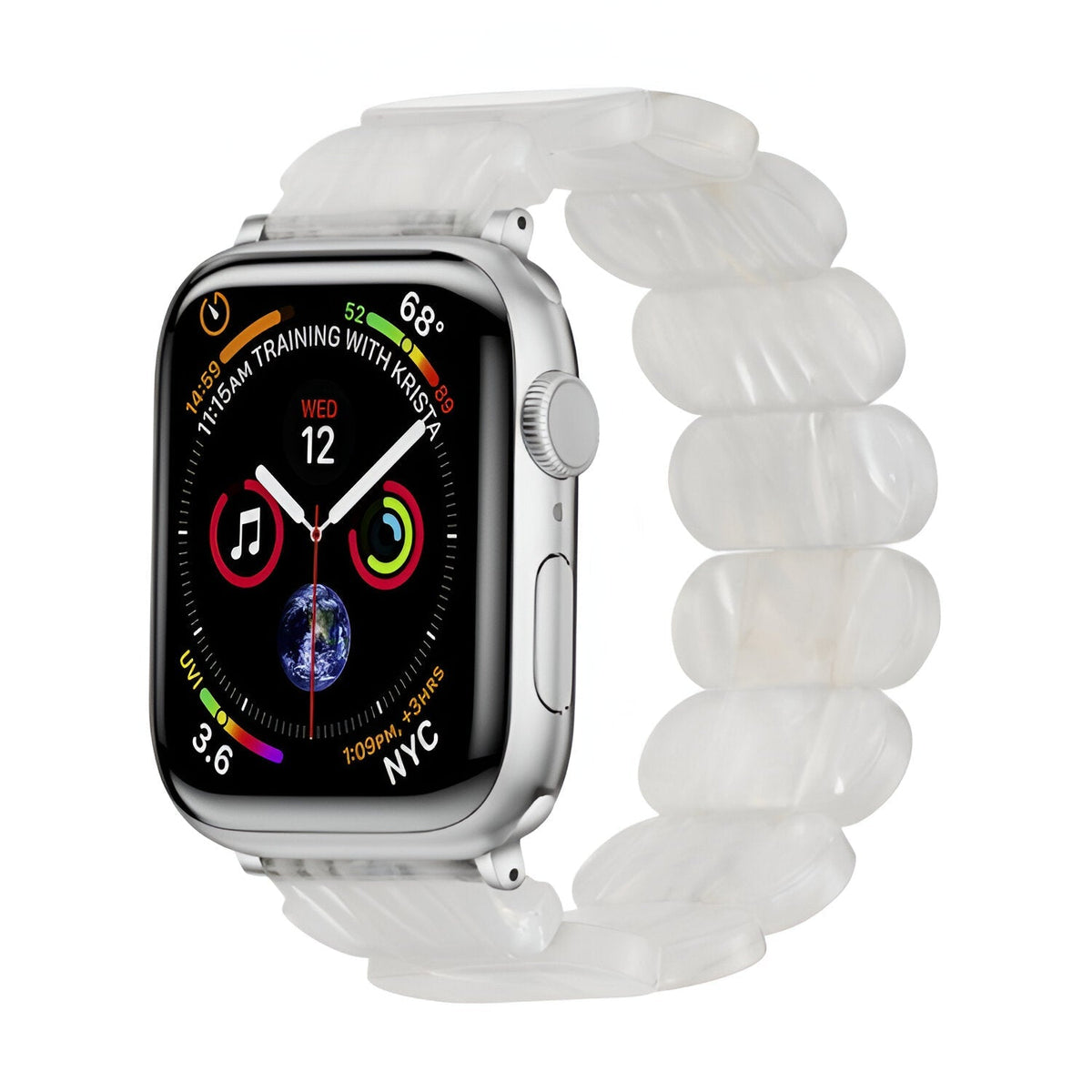 Correa Apple Watch de resina, para mujer, modelo Ilya