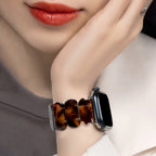 Correa Apple Watch de resina, para mujer, modelo Ilya