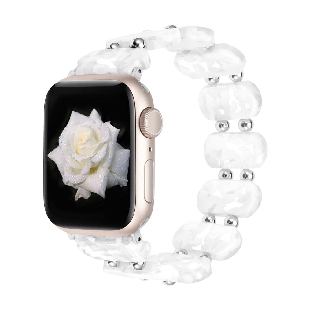 Correa Apple Watch, de resina, para mujer, estilo salvaje, modelo Lokou
