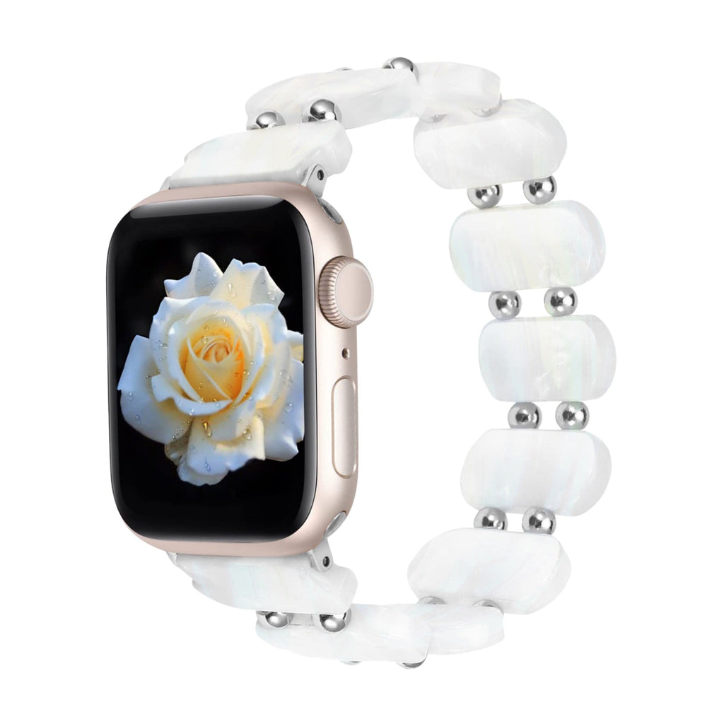 Correa Apple Watch, de resina, para mujer, estilo salvaje, modelo Lokou