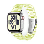 Correa Apple Watch de resina transparente, para mujer, modelo Mirai
