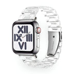 Correa Apple Watch de resina transparente, para mujer, modelo Mirai