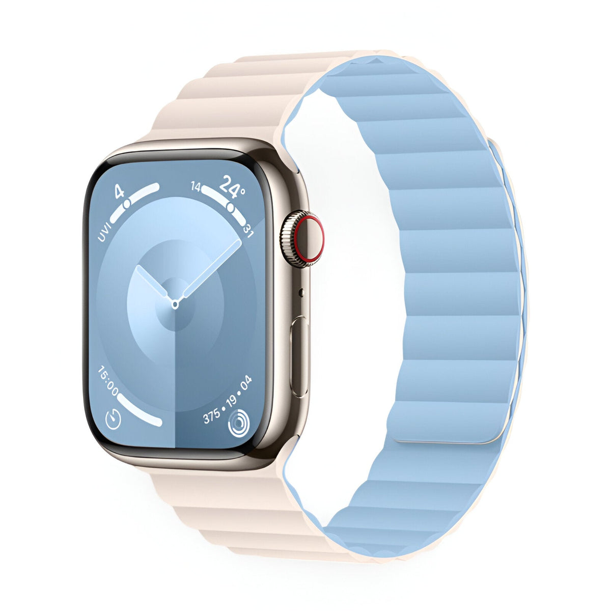 Correa Apple Watch, de silicona, ideal para el deporte, unisex, modelo Bryn