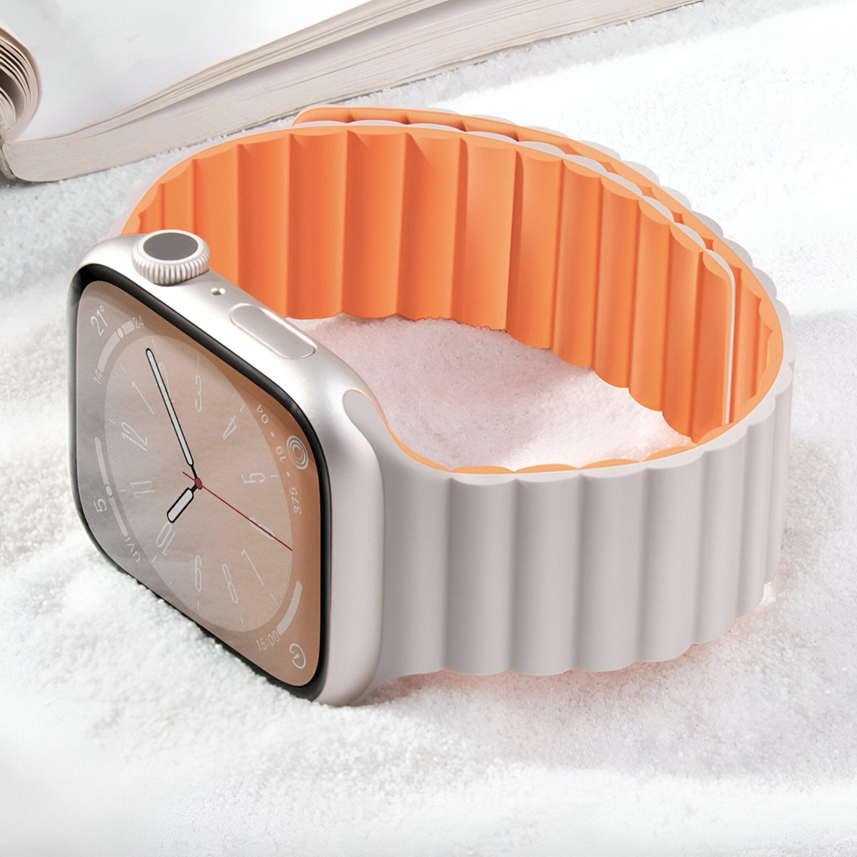 Correa Apple Watch, de silicona, ideal para el deporte, unisex, modelo Bryn