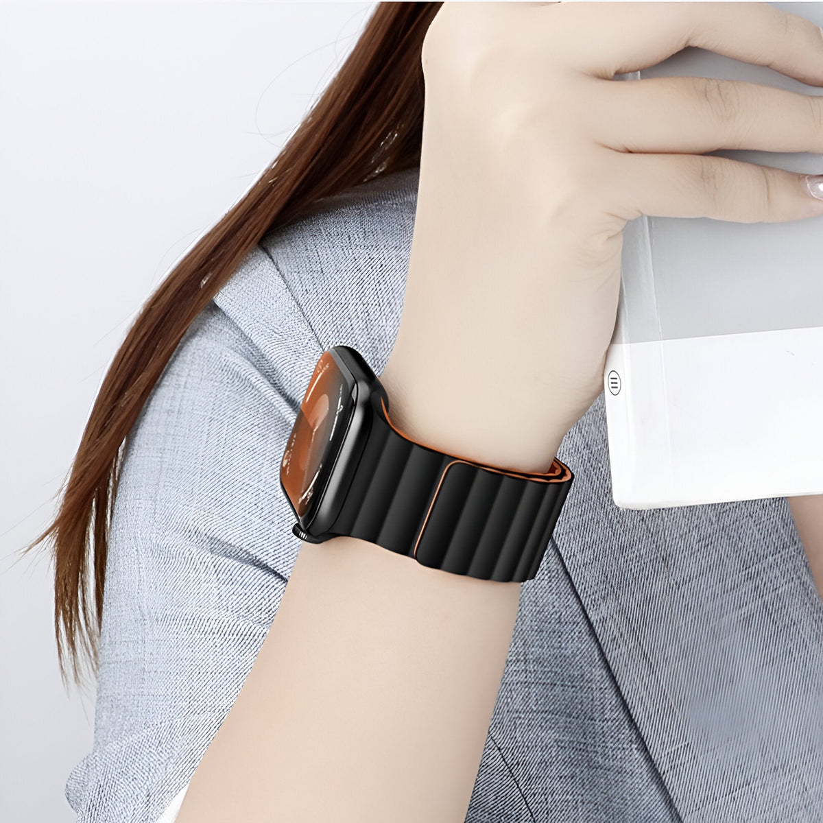 Correa Apple Watch, de silicona, ideal para el deporte, unisex, modelo Bryn