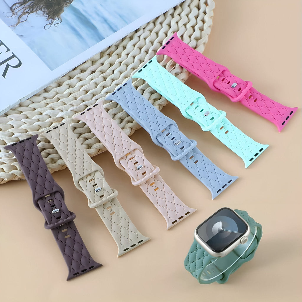 Correa Apple Watch, de silicona, unisex, modelo Caliope