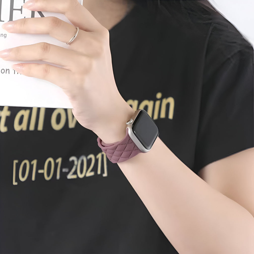 Correa Apple Watch, de silicona, unisex, modelo Caliope