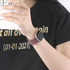 Correa Apple Watch, de silicona, unisex, modelo Caliope